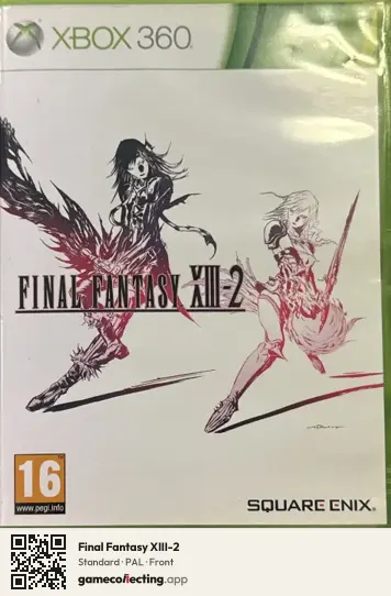 Final Fantasy XIII-2 Xbox 360, PAL box front