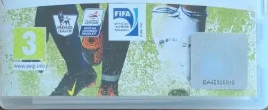 FIFA 10, the PEGI square on its front