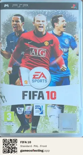 FIFA 10 PlayStation Portable, PAL box front