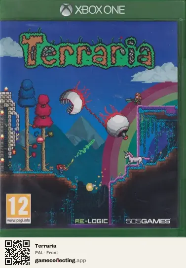 Terraria Xbox One, PAL box front