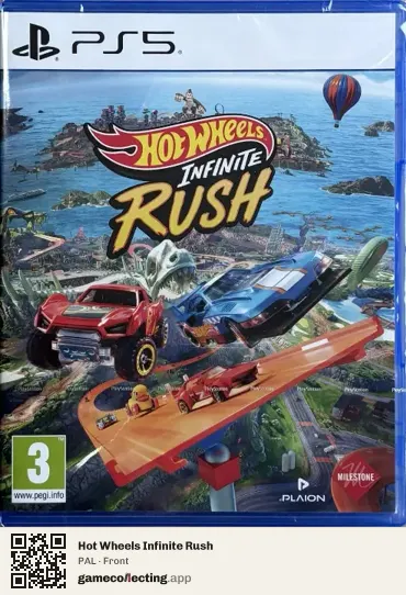 Hot Wheels Infinite Rush PlayStation 5, PAL box front