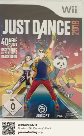 Just Dance 2018 Nintendo Wii, Germany box front