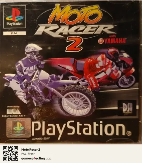Moto Racer 2 PlayStation, PAL box front