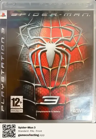 Spider-Man 3 PlayStation 3, PAL box front
