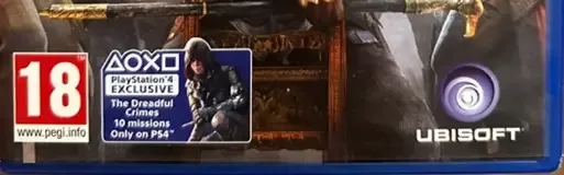 Assassin's Creed Syndicate, the PEGI square on its front