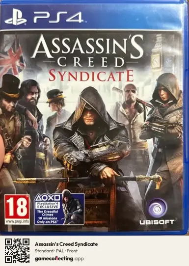 Assassin's Creed Syndicate PlayStation 4, PAL box front