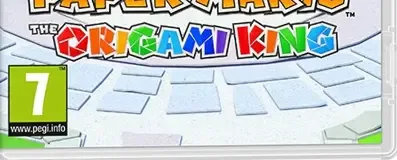 Paper Mario: The Origami King, the PEGI square on its front