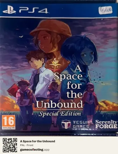 A Space for the Unbound PlayStation 4, PAL box front