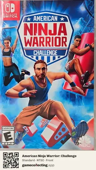 American Ninja Warrior: Challenge Nintendo Switch, NTSC box front