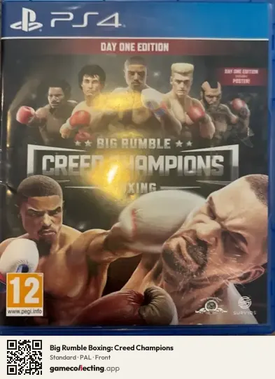 Big Rumble Boxing: Creed Champions PlayStation 4, PAL box front