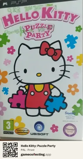 Hello Kitty: Puzzle Party PlayStation Portable, PAL box front
