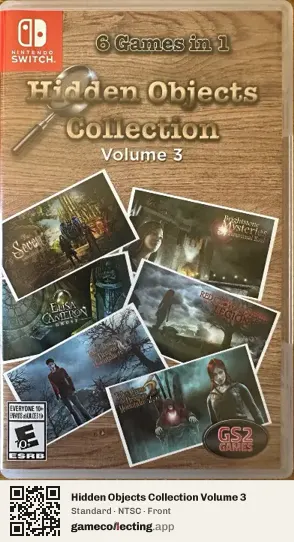 Hidden Objects Collection Volume 3 Nintendo Switch, NTSC box front