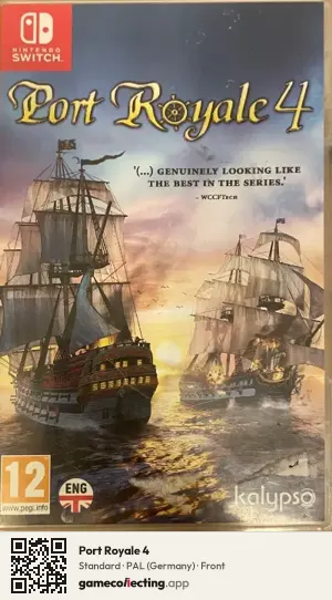 Port Royale 4 Nintendo Switch, Germany box front