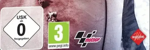 MotoGP 15, the USK square on its front