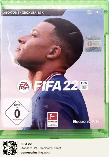 FIFA 22 Xbox One, Germany box front
