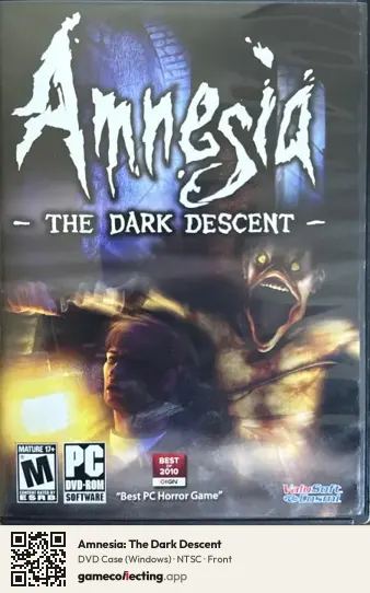 Amnesia: The Dark Descent Computer, NTSC box front