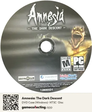 Amnesia: The Dark Descent Computer, NTSC disc