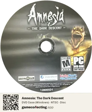 Amnesia: The Dark Descent Computer, NTSC disc