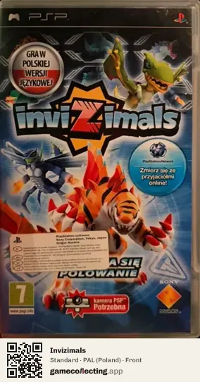 Invizimals PlayStation Portable, Poland box front