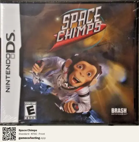 Space Chimps Nintendo DS, NTSC box front