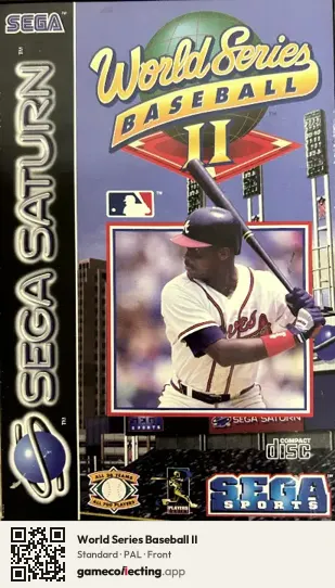 World Series Baseball II Sega Saturn, PAL box front