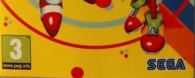 Sonic Mania, the PEGI square on its front