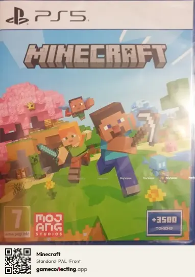 Minecraft PlayStation 5, PAL box front
