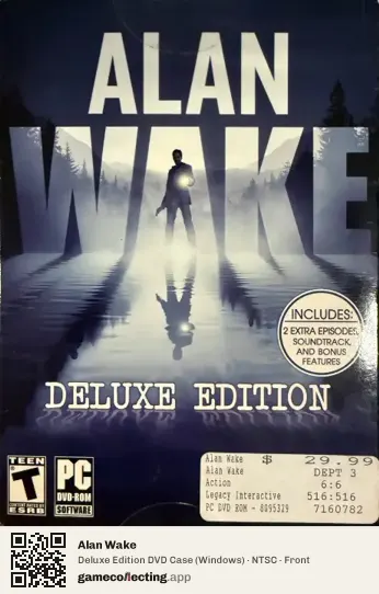 Alan Wake Computer, NTSC box front