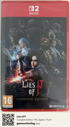 Lies of P Nintendo Switch 2, Spain box front