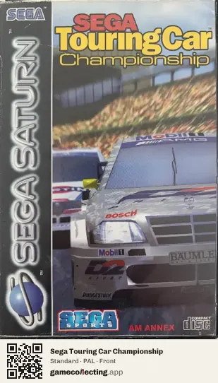 Sega Touring Car Championship Sega Saturn, PAL box front