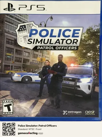 Police Simulator: Patrol Officers PlayStation 5, NTSC box front