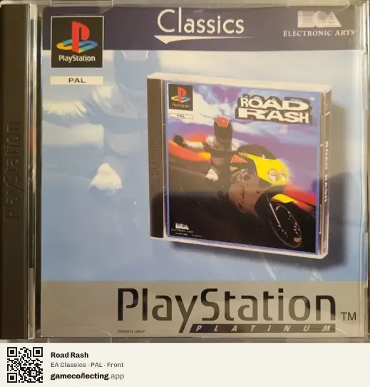 Road Rash PlayStation, PAL box front