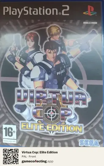 Virtua Cop: Elite Edition PlayStation 2, PAL box front