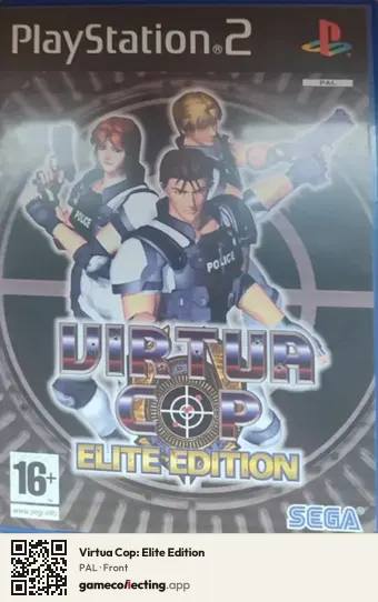 Virtua Cop: Elite Edition PlayStation 2, PAL box front