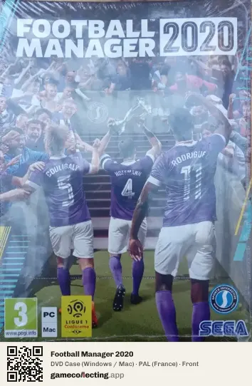 Football Manager 2020 Computer, France box front
