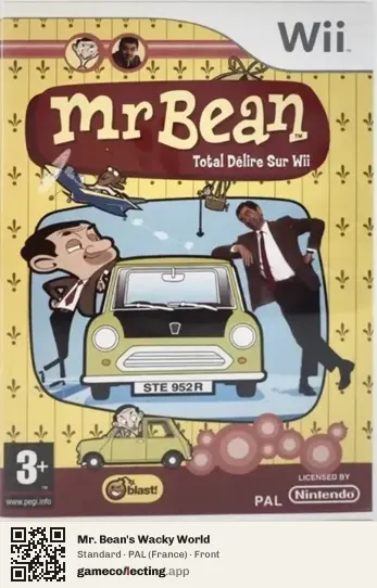 Mr. Bean's Wacky World Nintendo Wii, France box front