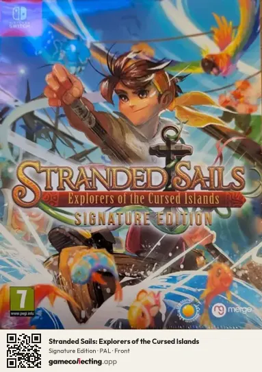 Stranded Sails: Explorers of the Cursed Islands Nintendo Switch, PAL box front