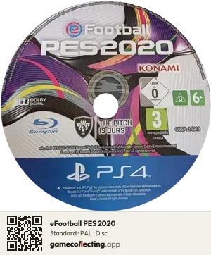 eFootball PES 2020 PlayStation 4, PAL disc