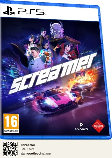 Screamer PlayStation 5, PAL box front