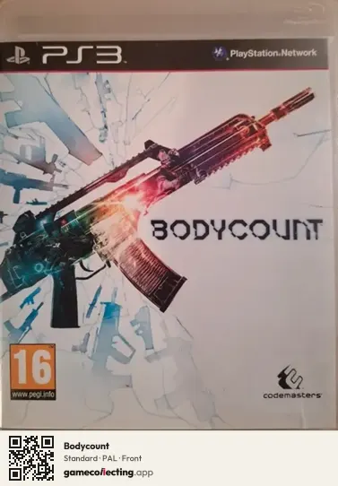 Bodycount PlayStation 3, PAL box front