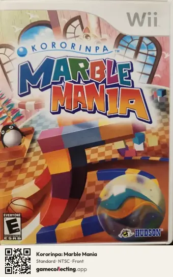 Kororinpa: Marble Mania Nintendo Wii, NTSC box front