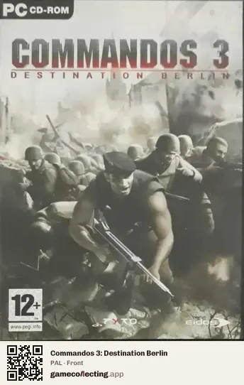 Commandos 3: Destination Berlin Computer, PAL box front