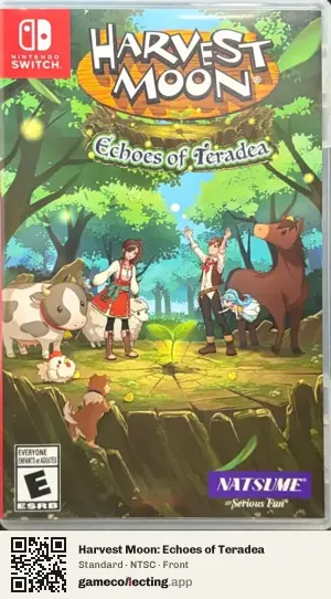 Harvest Moon: Echoes of Teradea Nintendo Switch, NTSC box front