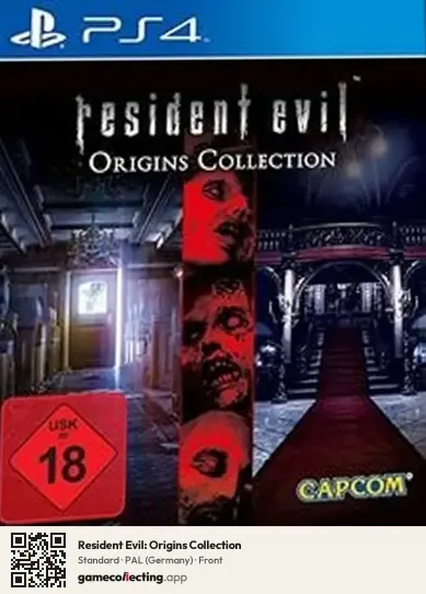 Resident Evil: Origins Collection PlayStation 4, Germany box front