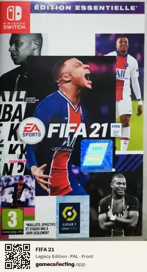 FIFA 21 Nintendo Switch, PAL box front