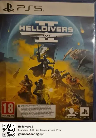 Helldivers 2 PlayStation 5, Nordic countries box front