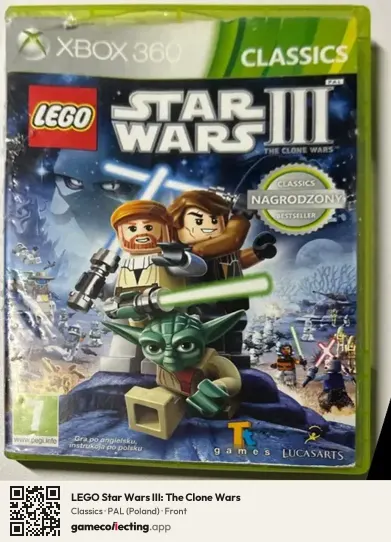LEGO Star Wars III: The Clone Wars Xbox 360, Poland box front