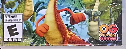 Gigantosaurus: The Game, the ESRB box on its front