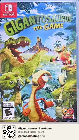 Gigantosaurus: The Game Nintendo Switch, NTSC box front