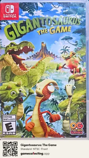Gigantosaurus: The Game Nintendo Switch, NTSC box front